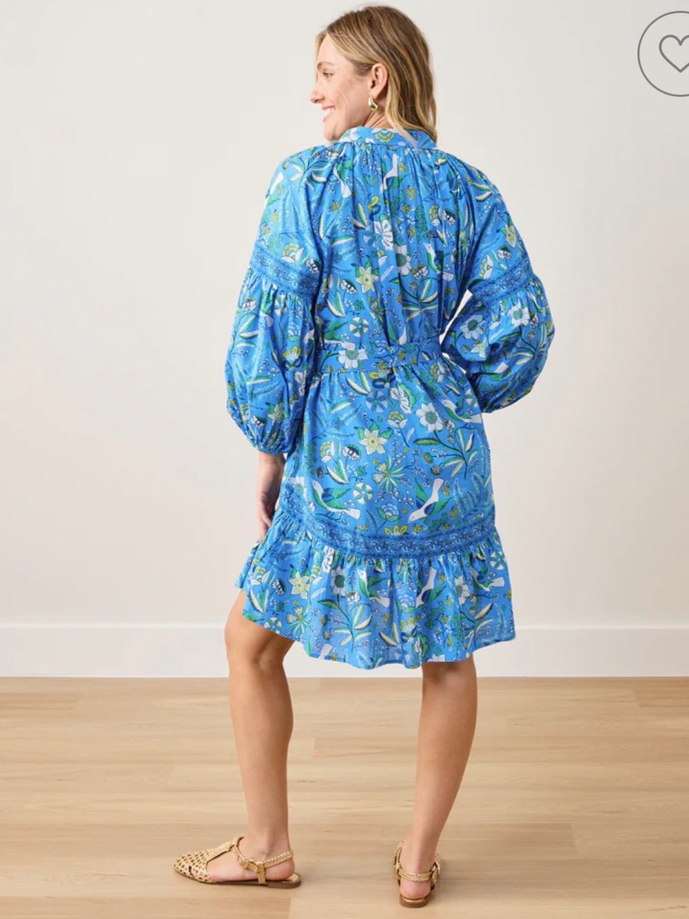 Printfresh Claudia Dress in Painter's Garden; like new condition; 3X - Picture 6 of 7